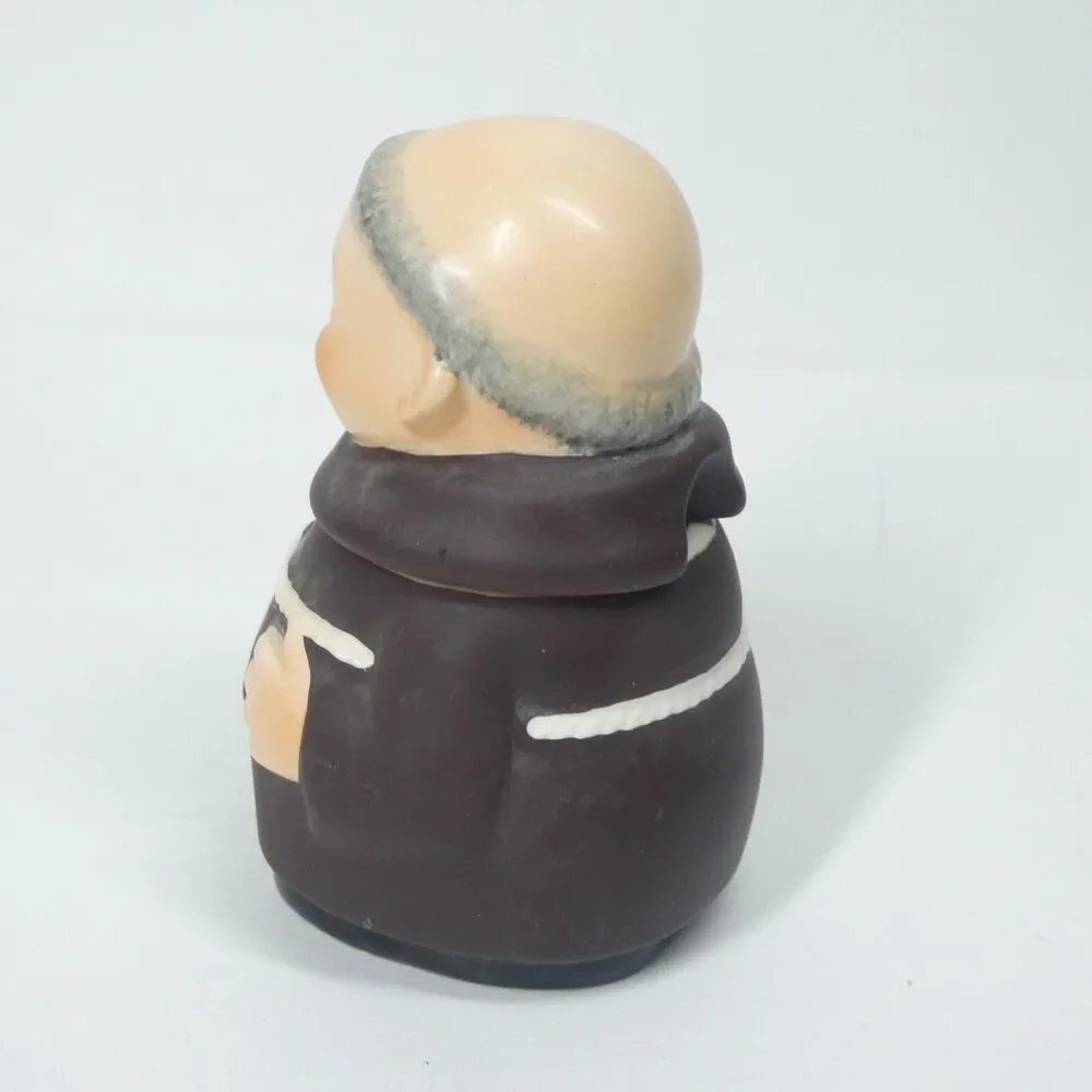 Goebel Friar Tuck Monk Mustard Jelly Jar S183 Vintage